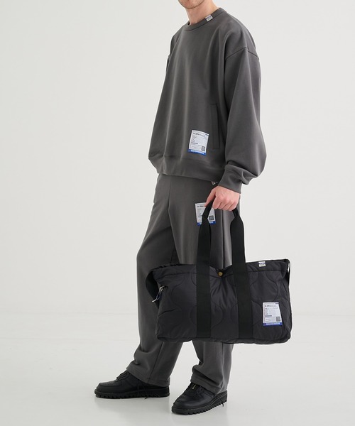 In・stru(men-tal).(インストルメンタル)の「【MIHARAYASUHIRO/ミハラヤスヒロ】RIPSTOP QUILT 2WAY BAG/in・stru(men-tal).【A4対応・軽量2WAY・PC収納可】(ショルダーバッグ・メンズ・ブラック/グレー・FREE)」の4枚目の写真