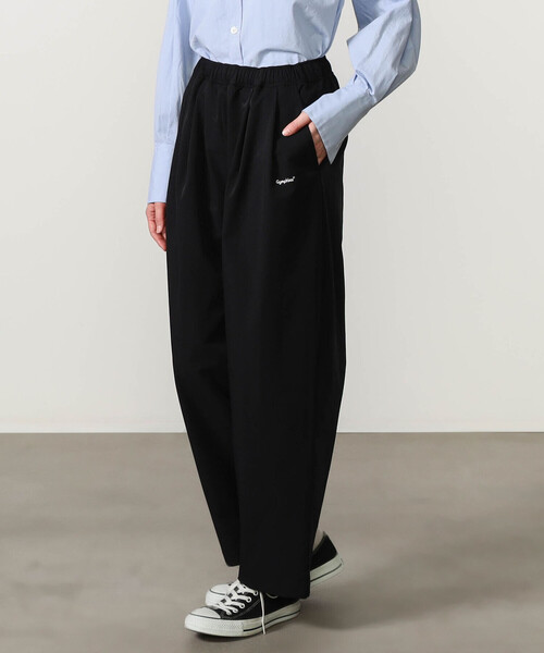 GYMPHLEX(ジムフレックス)の「Gymphlex | ワイドストレート イージーパンツ WOMEN(その他パンツ・レディース・ブラック/グレイッシュベージュ・12)」の12枚目の写真