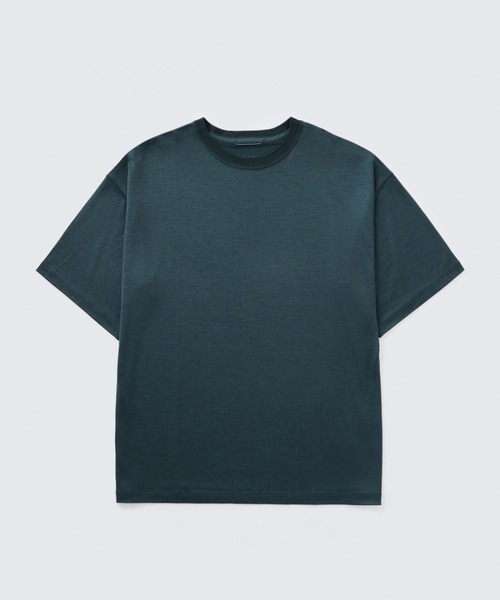 WILD THINGS(ワイルドシングス)の「ウール S/S Tシャツ│WOOL S/S TEE(Tシャツ/カットソー・メンズ・ネイビー/グリーン系その他/グレー/ブラック・M/XL/L/S)」の4枚目の写真