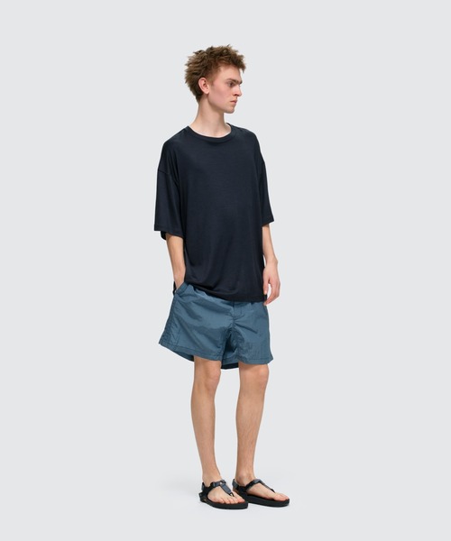 WILD THINGS(ワイルドシングス)の「ウール S/S Tシャツ│WOOL S/S TEE(Tシャツ/カットソー・メンズ・ネイビー/グリーン系その他/グレー/ブラック・M/XL/L/S)」の2枚目の写真