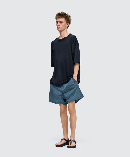 WILD THINGS(ワイルドシングス)の「ウール S/S Tシャツ│WOOL S/S TEE(Tシャツ/カットソー・メンズ・ネイビー/グリーン系その他/グレー/ブラック・M/XL/L/S)」の5枚目の写真