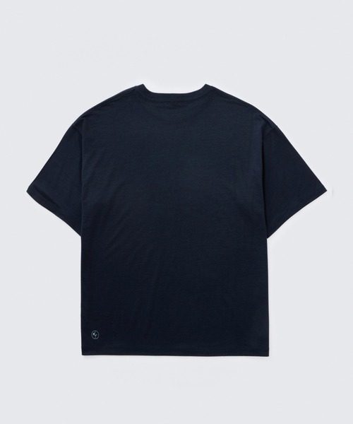 WILD THINGS(ワイルドシングス)の「ウール S/S Tシャツ│WOOL S/S TEE(Tシャツ/カットソー・メンズ・ネイビー/グリーン系その他/グレー/ブラック・M/XL/L/S)」の8枚目の写真