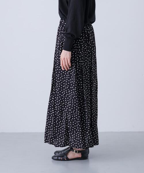 かぐれ（カグレ）の「ドットギャザースカート（スカート・レディース・ブラック・FREE）」の10枚目の写真