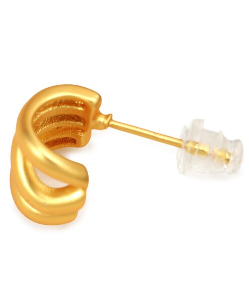 DRESSTERIOR(ドレステリア)の「ツイストゴールドピアス(ピアス(両耳用)・レディース・ゴールド・00)」の4枚目の写真