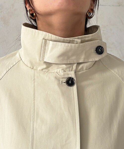 un dix cors(アンディコール)の「テントラインコート(ブルゾン・レディース・ベージュ/チャコールグレー・FREE)」の21枚目の写真