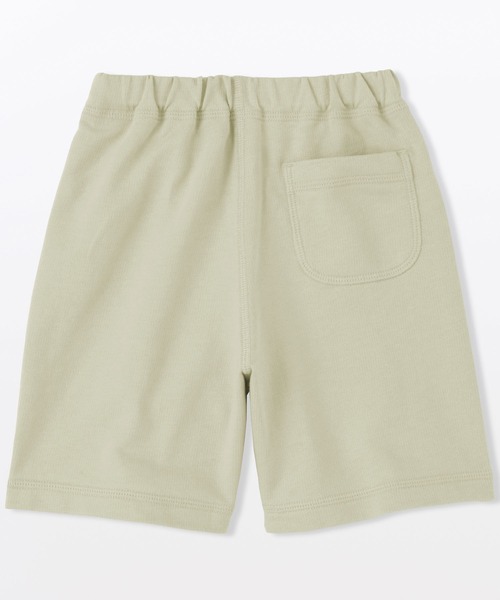 無印良品（ムジルシリョウヒン）の「ベビー おなかすっぽりライトスウェットハーフパンツ（その他パンツ・キッズ・チャコールグレー/キナリ/オレンジ系/ライトグリーン・80/100）」の13枚目の写真