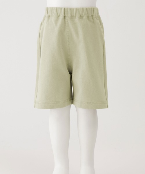 無印良品（ムジルシリョウヒン）の「ベビー おなかすっぽりライトスウェットハーフパンツ（その他パンツ・キッズ・チャコールグレー/キナリ/オレンジ系/ライトグリーン・80/100）」の15枚目の写真