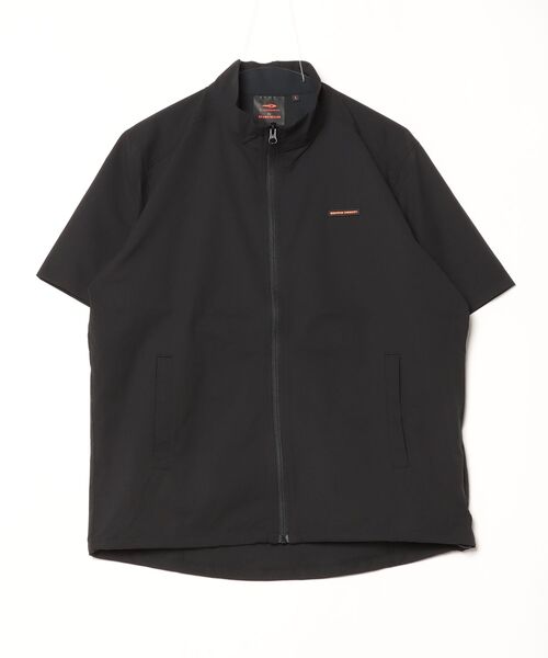 TIGORA by BEAMS DESIGN（ティゴラバイビームスデザイン）の「ティゴラ ビームス TIGORA by BEAMS DESIGN トレーニングショートスリーブジャケット（ジャージ・メンズ・ブラック/チャコールグレー・M/L/LL/3L）」の9枚目の写真