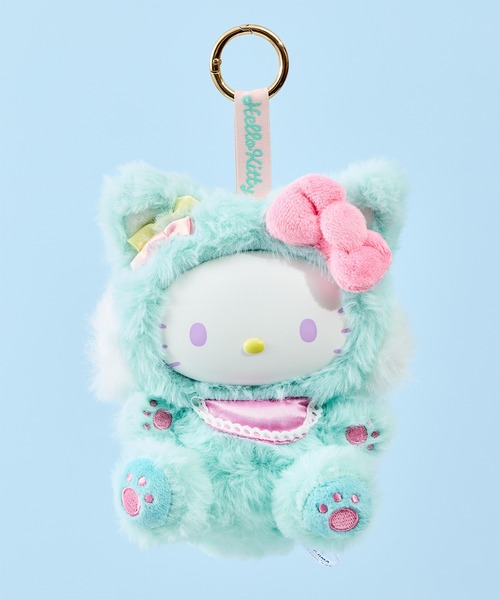 sanrio(サンリオ)の「【 sanrio / サンリオ 】 ファインフェイスキャット ハローキティ NJI(キーホルダー・レディース・ミント/パープル/ホワイト/レオパード/レインボー/ブラック・FREE)」の3枚目の写真