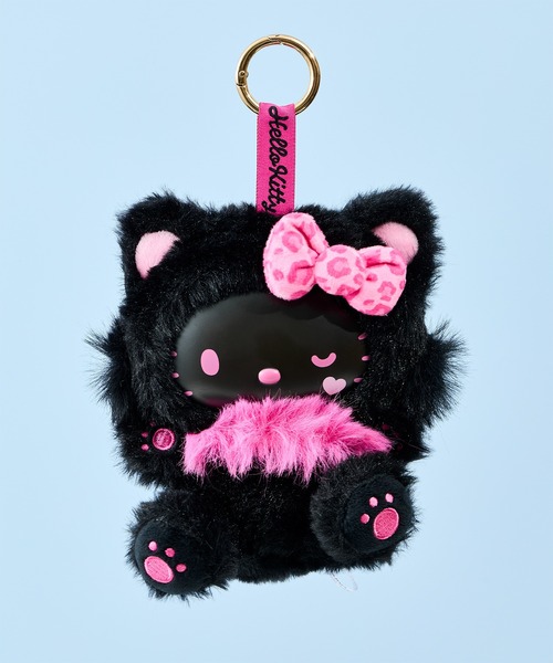 sanrio(サンリオ)の「【 sanrio / サンリオ 】 ファインフェイスキャット ハローキティ NJI(キーホルダー・レディース・ミント/パープル/ホワイト/レオパード/レインボー/ブラック・FREE)」の2枚目の写真