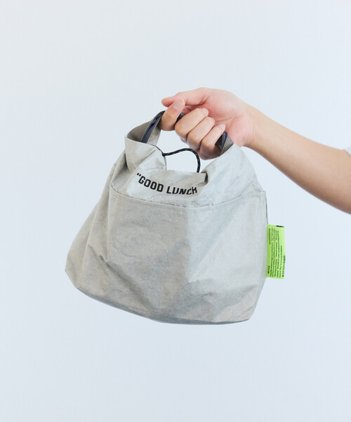 WEEKEND(ER)(ウィークエンダー)の「WEEKEND(ER)/ウィークエンダー COOLBAG/GOOD LUNCH ランチボックス(エコバッグ/サブバッグ・メンズ・グレー/ベージュ・ONE SIZE)」の3枚目の写真