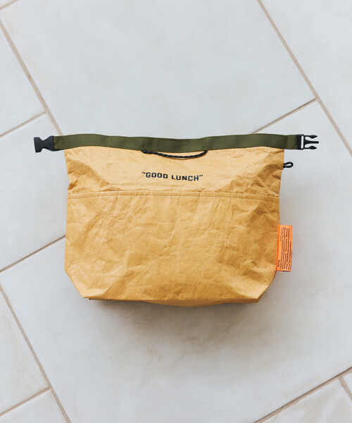 WEEKEND(ER)(ウィークエンダー)の「WEEKEND(ER)/ウィークエンダー COOLBAG/GOOD LUNCH ランチボックス(エコバッグ/サブバッグ・メンズ・グレー/ベージュ・ONE SIZE)」の4枚目の写真