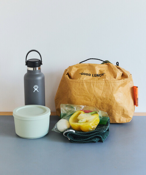 WEEKEND(ER)(ウィークエンダー)の「WEEKEND(ER)/ウィークエンダー COOLBAG/GOOD LUNCH ランチボックス(エコバッグ/サブバッグ・メンズ・グレー/ベージュ・ONE SIZE)」の8枚目の写真