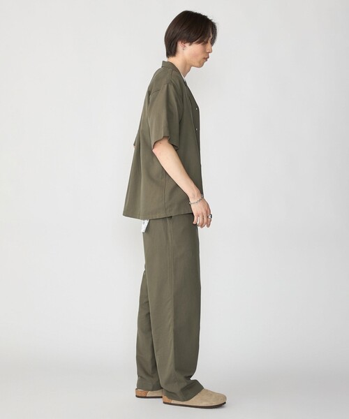 City Ambient Products(シティアンビエントプロダクツ)の「City Ambient Products: オープンカラー コットン リネン ショートスリーブ シャツ(シャツ/ブラウス・メンズ・ベージュ/ブラック/オリーブ・SMALL/MEDIUM/LARGE)」の20枚目の写真