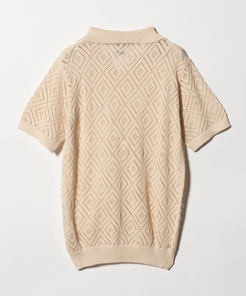 UNITED ARROWS(ユナイテッドアローズ)の「【別注】<RAFFA MOLINA> ダイヤ スキッパー ニット(ニット/セーター・メンズ・オフホワイト・L/M)」の2枚目の写真
