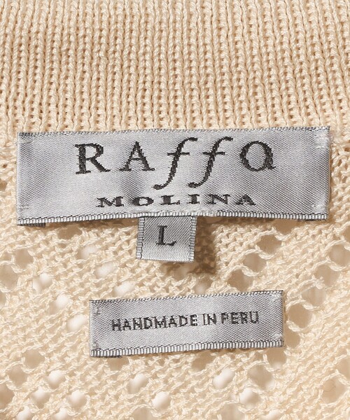 UNITED ARROWS(ユナイテッドアローズ)の「【別注】<RAFFA MOLINA> ダイヤ スキッパー ニット(ニット/セーター・メンズ・オフホワイト・L/M)」の6枚目の写真