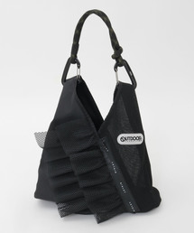 SOFFITTO（ソフィット）の「【RISLEY×OUTDOOR(リズレイ×アウトドア)】トライアングルフリルメッシュBAGミニ [R2601-TMM47]（ハンドバッグ）」