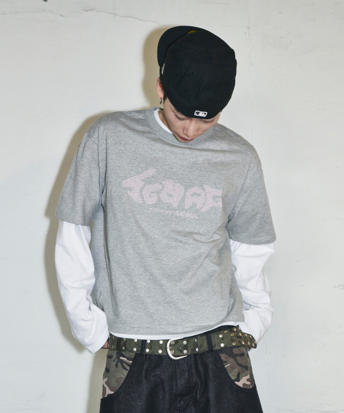 SCALLYWAG（スカリーワグ）の「SCWAG Star Dot Crop T-shirt[Gray]（Tシャツ/カットソー・レディース・その他・FREE）」の3枚目の写真