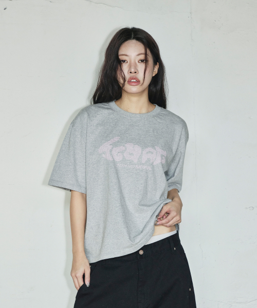 SCALLYWAG（スカリーワグ）の「SCWAG Star Dot Crop T-shirt[Gray]（Tシャツ/カットソー・レディース・その他・FREE）」の8枚目の写真