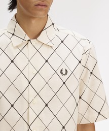 FRED PERRY(�t���b�h�y���[)��Argyle Shirt�^�A�[�K�C���V���c(�V���c/�u���E�X)