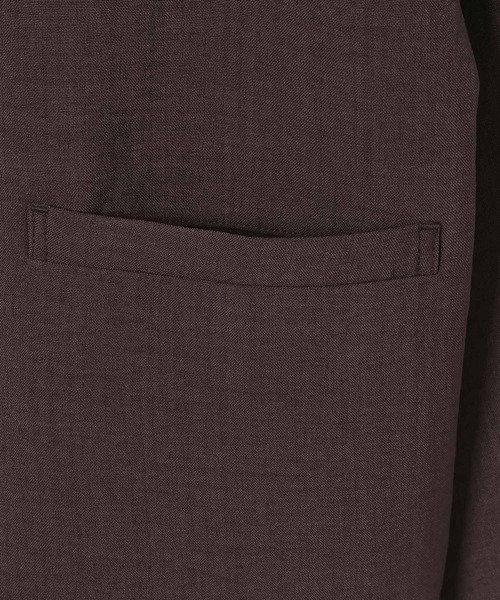 LEPSIM（レプシィム）の「《リネンライクドライシリーズ》ルーズW長袖ジャケット　639000（テーラードジャケット・レディース・ブラック/ライトベージュ・FREE）」の8枚目の写真