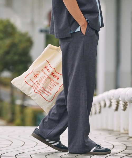THE CRAFT CREW PRODUCTS(ザクラフトクループロダクツ)の「【UNNOTICEシリーズ】<セットアップ対応>ドライタッチ リネンライク イージースラックスパンツ / UVカット・クイックドライ【THE CRAFT CREW PRODUCTS】(スラックス・メンズ・ネイビー系/グレイッシュベージュ/アイボリー/オリーブ系/ブラック/ダークブラウン/チャコール・S/M/L)」の14枚目の写真