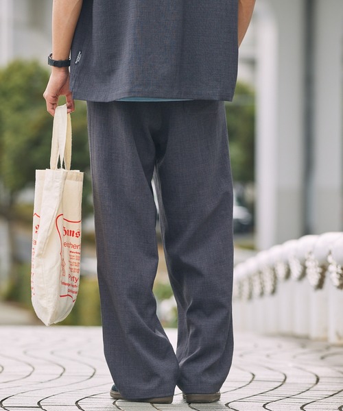 THE CRAFT CREW PRODUCTS(ザクラフトクループロダクツ)の「【UNNOTICEシリーズ】<セットアップ対応>ドライタッチ リネンライク イージースラックスパンツ / UVカット・クイックドライ【THE CRAFT CREW PRODUCTS】(スラックス・メンズ・ネイビー系/グレイッシュベージュ/アイボリー/オリーブ系/ブラック/ダークブラウン/チャコール・S/M/L)」の15枚目の写真