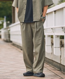 THE CRAFT CREW PRODUCTS（ザクラフトクループロダクツ）の「【UNNOTICEシリーズ】<セットアップ対応>ドライタッチ リネンライク イージースラックスパンツ   UVカット・クイックドライ【THE CRAFT CREW PRODUCTS】（スラックス）」