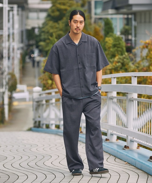 THE CRAFT CREW PRODUCTS(ザクラフトクループロダクツ)の「【UNNOTICEシリーズ】<セットアップ対応>ドライタッチ リネンライク イージースラックスパンツ / UVカット・クイックドライ【THE CRAFT CREW PRODUCTS】(スラックス・メンズ・ネイビー系/グレイッシュベージュ/アイボリー/オリーブ系/ブラック/ダークブラウン/チャコール・S/M/L)」の19枚目の写真