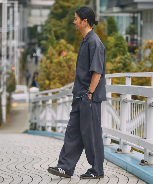THE CRAFT CREW PRODUCTS(ザクラフトクループロダクツ)の「【UNNOTICEシリーズ】<セットアップ対応>ドライタッチ リネンライク イージースラックスパンツ / UVカット・クイックドライ【THE CRAFT CREW PRODUCTS】(スラックス・メンズ・ネイビー系/グレイッシュベージュ/アイボリー/オリーブ系/ブラック/ダークブラウン/チャコール・S/M/L)」の20枚目の写真