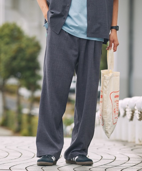 THE CRAFT CREW PRODUCTS(ザクラフトクループロダクツ)の「【UNNOTICEシリーズ】<セットアップ対応>ドライタッチ リネンライク イージースラックスパンツ / UVカット・クイックドライ【THE CRAFT CREW PRODUCTS】(スラックス・メンズ・ネイビー系/グレイッシュベージュ/アイボリー/オリーブ系/ブラック/ダークブラウン/チャコール・S/M/L)」の22枚目の写真