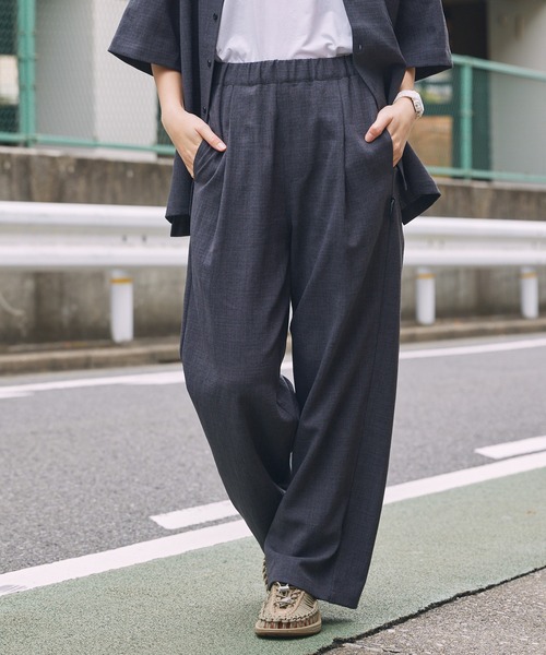 UNNOTICEシリーズ】＜セットアップ対応＞ドライタッチ リネンライク