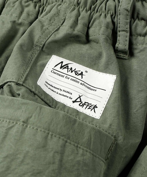 NANGA×DUFFER DRY COTTON GEAR CARGO PANTS：ナンガ別注 セットアップ