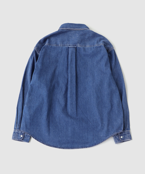Carhartt WIP（カーハートダブリューアイピー）の「CARHARTT WIP / カーハート ダブリューアイピー L/S LUCAS SHIRT（シャツ/ブラウス・メンズ・ブルー・LARGE/MEDIUM）」の2枚目の写真