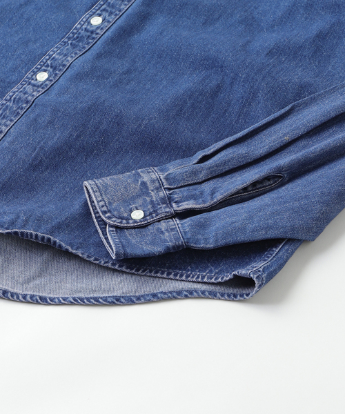 Carhartt WIP（カーハートダブリューアイピー）の「CARHARTT WIP / カーハート ダブリューアイピー L/S LUCAS SHIRT（シャツ/ブラウス・メンズ・ブルー・LARGE/MEDIUM）」の4枚目の写真