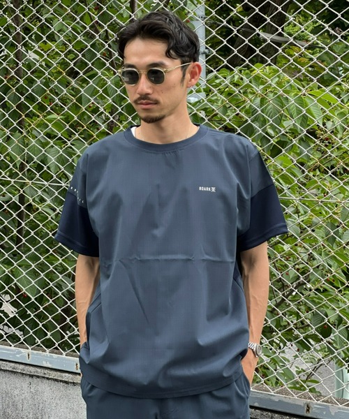 ROARK REVIVAL(ロアークリバイバル)の「【ROARK】DELTA QD S/S TEE(Tシャツ/カットソー・メンズ・ブルー・X-LARGE/LARGE/MEDIUM)」の1枚目の写真