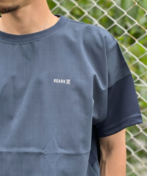 ROARK REVIVAL(ロアークリバイバル)の「【ROARK】DELTA QD S/S TEE(Tシャツ/カットソー・メンズ・ブルー・X-LARGE/LARGE/MEDIUM)」の2枚目の写真