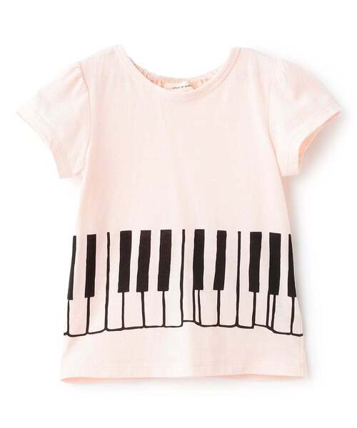 sense of wonder（センスオブワンダー）の「ピアノ半袖Tシャツ（Tシャツ/カットソー・キッズ・ラベンダー/オフホワイト/ライトピンク・110cm/100cm/90cm/80ｃｍ/130cm/120cm）」の3枚目の写真