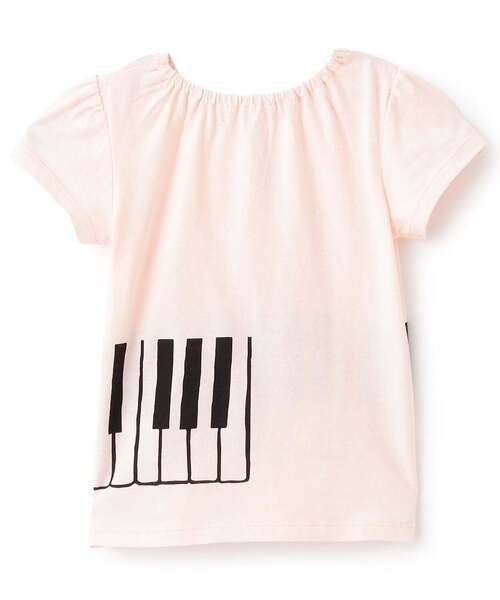 sense of wonder（センスオブワンダー）の「ピアノ半袖Tシャツ（Tシャツ/カットソー・キッズ・ラベンダー/オフホワイト/ライトピンク・110cm/100cm/90cm/80ｃｍ/130cm/120cm）」の4枚目の写真