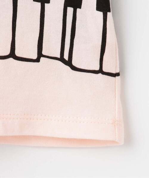 sense of wonder（センスオブワンダー）の「ピアノ半袖Tシャツ（Tシャツ/カットソー・キッズ・ラベンダー/オフホワイト/ライトピンク・110cm/100cm/90cm/80ｃｍ/130cm/120cm）」の7枚目の写真