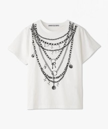 ANNA SUI NYC / アナスイエヌワイシー フェイクアクセサリープリントTシャツ