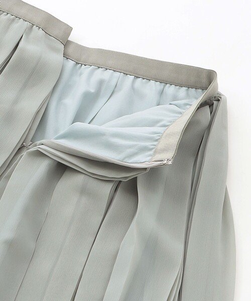 MACKINTOSH PHILOSOPHY(マッキントッシュ フィロソフィー)の「【WEB&一部店舗限定】【WILLINGHAM SKIRT(ウィリングハムスカート)】トリプルプリーツ(スカート・レディース・ブルー系その他3/ダークネイビー・38/36)」の8枚目の写真