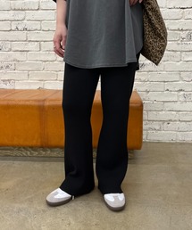 PUAL CE CIN | 【＠yns628企画】リブニット微フレアパンツ(その他パンツ)