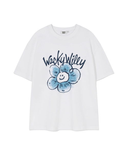 Wacky WiLLy(ワッキーウィリー)の「ビッグリリー半袖Tシャツホワイト(Tシャツ/カットソー・レディース・その他・SMALL/MEDIUM/LARGE/X-LARGE/X-SMALL)」の2枚目の写真