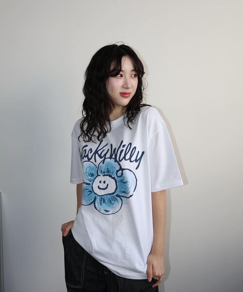 Wacky WiLLy(ワッキーウィリー)の「ビッグリリー半袖Tシャツホワイト(Tシャツ/カットソー・レディース・その他・SMALL/MEDIUM/LARGE/X-LARGE/X-SMALL)」の10枚目の写真