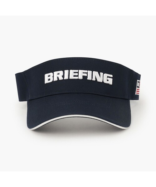 BRIEFING（ブリーフィング）の「【BRIEFING GOLF／ブリーフィングゴルフ】MEN’S BASIC VISOR（サンバイザー・メンズ・ホワイト/ベージュ/ネイビー/グリーン系その他2・FREE）」の6枚目の写真