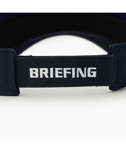 BRIEFING（ブリーフィング）の「【BRIEFING GOLF／ブリーフィングゴルフ】MEN’S BASIC VISOR（サンバイザー・メンズ・ホワイト/ベージュ/ネイビー/グリーン系その他2・FREE）」の8枚目の写真