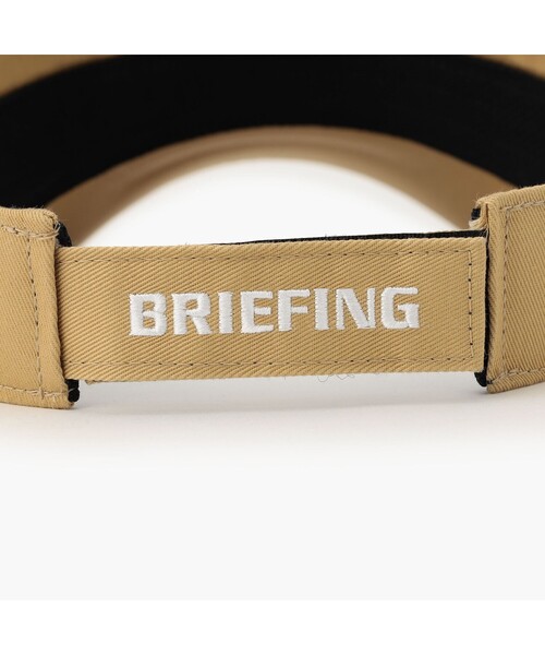 BRIEFING（ブリーフィング）の「【BRIEFING GOLF／ブリーフィングゴルフ】MEN’S BASIC VISOR（サンバイザー・メンズ・ホワイト/ベージュ/ネイビー/グリーン系その他2・FREE）」の15枚目の写真