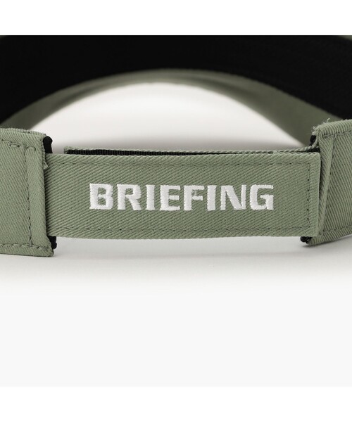 BRIEFING（ブリーフィング）の「【BRIEFING GOLF／ブリーフィングゴルフ】MEN’S BASIC VISOR（サンバイザー・メンズ・ホワイト/ベージュ/ネイビー/グリーン系その他2・FREE）」の17枚目の写真