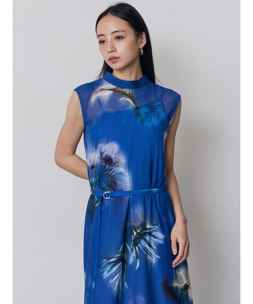 MURUA（ムルーア）の「ブラーフラワーワンピース（ワンピース・レディース・ブラウン/ブルー/ブラック・FREE）」の10枚目の写真